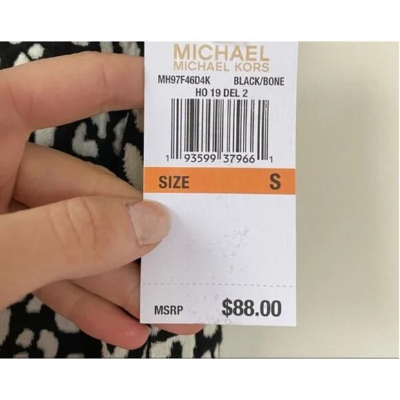 NWT Michael Michael Kors Animal Print Pencil Skirt - Picture 6 of 6